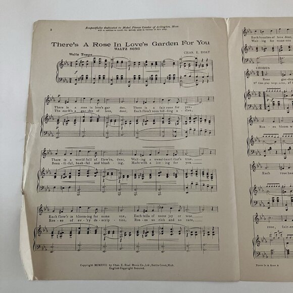 1910s Vintage Sheet Music Ypsilanti You Broke My Heart to Pass the Time Away - Picture 15 of 16